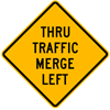 Thur Traffic Merge Left